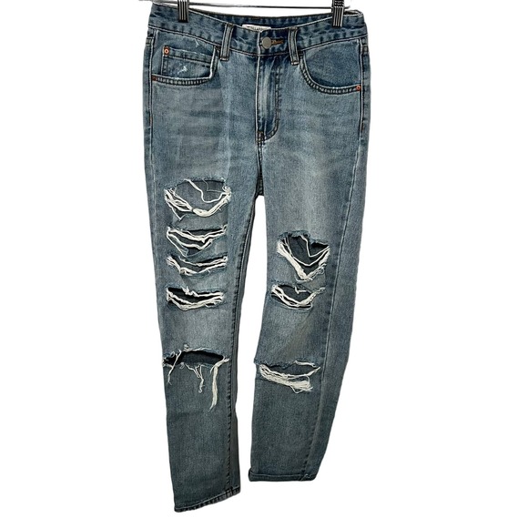Women's Billabong Ripped Jeans Size 24 - Picture 1 of 5